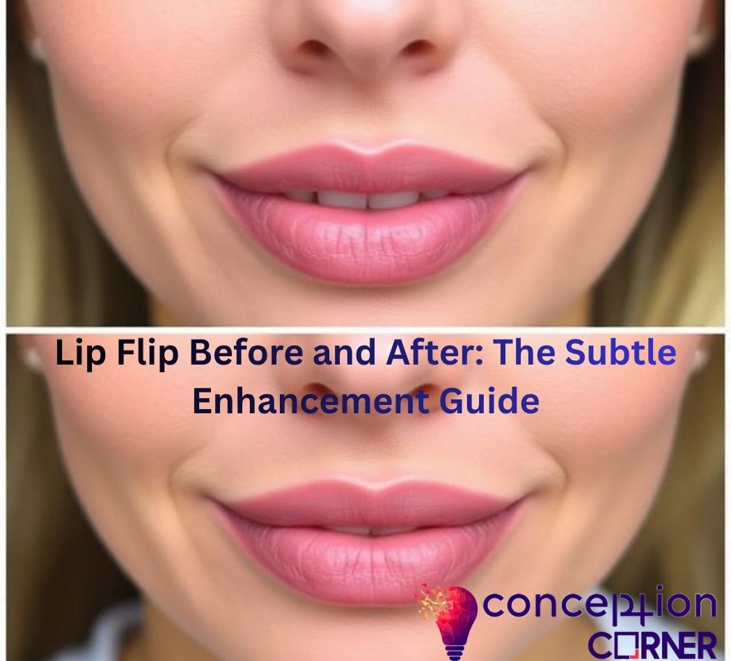 lip flip before and after